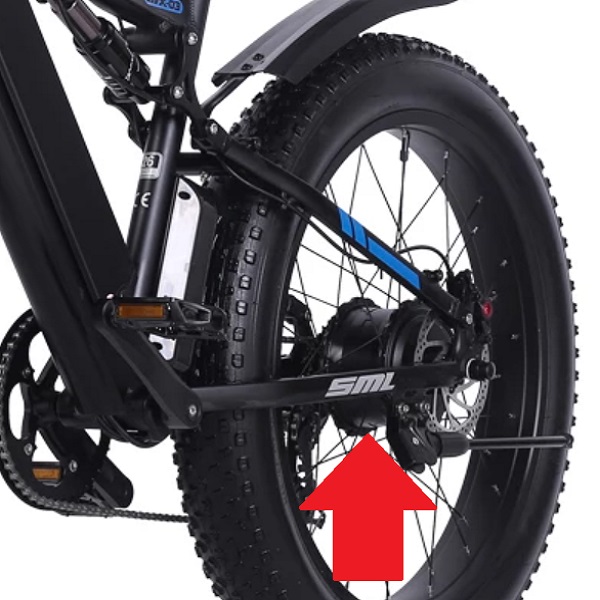E-bike Motor Positions - Wheel Hub