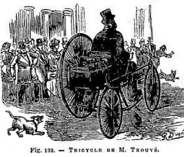 1881: Trouvé Tricycle
