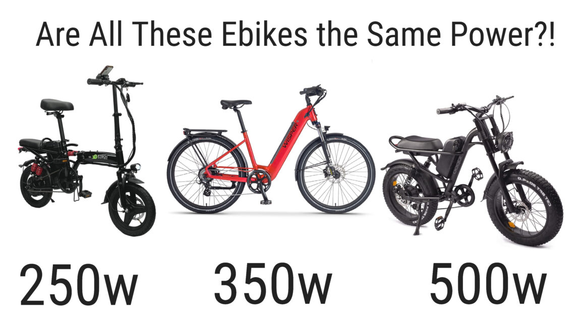 All of These Ebikes Are the Same Power!